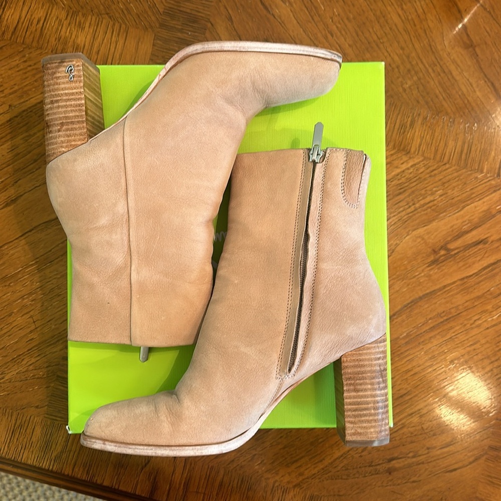 Sam Edelman Osten Leather Bootie, Tan, size 8.5 - Picture 5 of 7